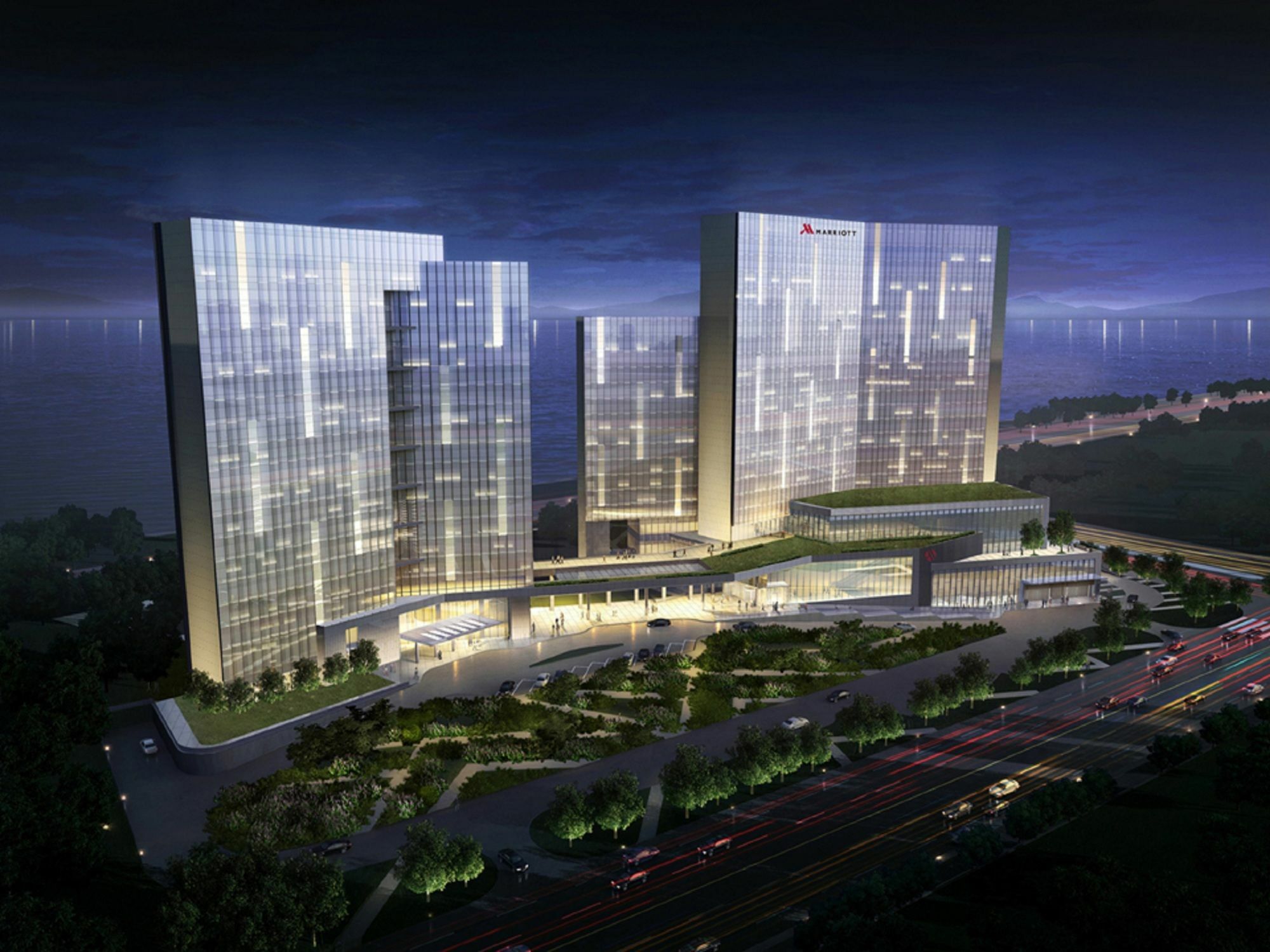 Hangzhou Marriott Hotel Qianjiang Exterior photo